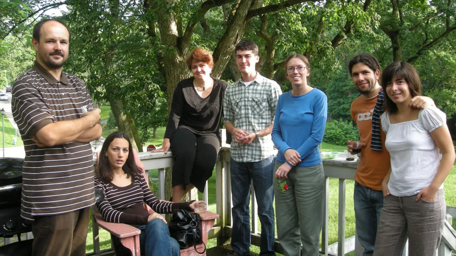 MSSI participatns at Dan Collins' home 
