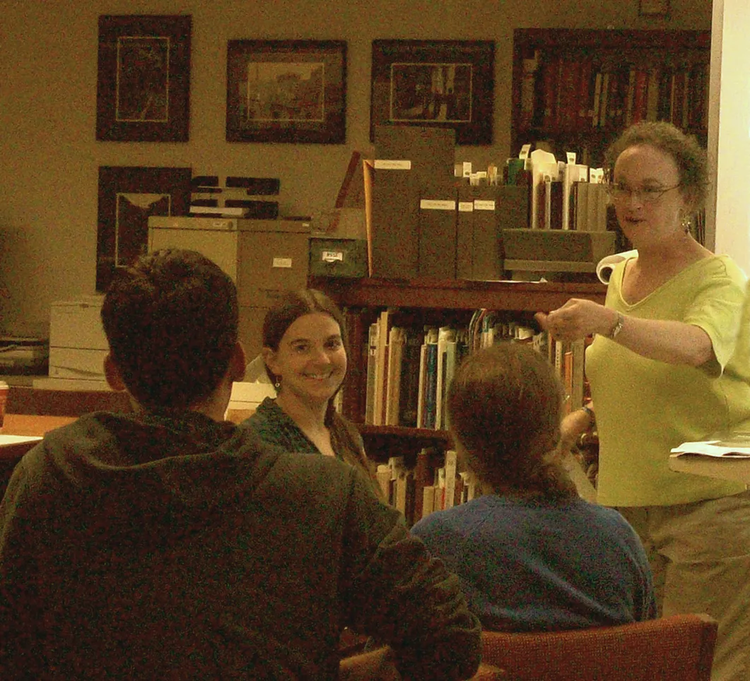 Guest Instructor Jenn Spock regularly participates in the Institute